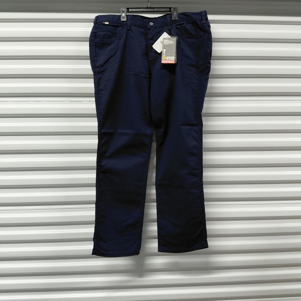 Carhartt Womens FR Rugged Flex Canvas Work Pants Size 20 Navy CAT 2 Safety Wear